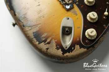 XSC-2 - 2Tone Burst / Super Heavy Aged / Alder / Rosewood / Roasted Flame Maple Neck #2929