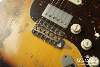 XSC-2 - 2Tone Burst / Super Heavy Aged / Alder / Rosewood / Roasted Flame Maple Neck #2929