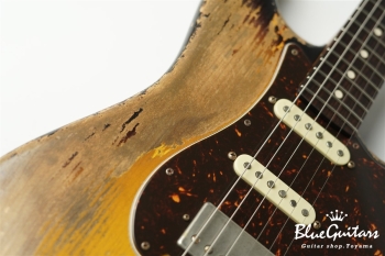 XSC-2 - 2Tone Burst / Super Heavy Aged / Alder / Rosewood / Roasted Flame Maple Neck #2929