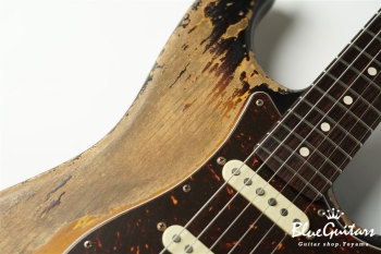 XSC-2 - 2Tone Burst / Super Heavy Aged / Alder / Rosewood / Roasted Flame Maple Neck #2929