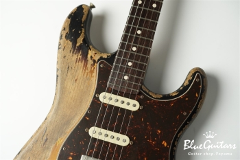 XSC-2 - 2Tone Burst / Super Heavy Aged / Alder / Rosewood / Roasted Flame Maple Neck #2929