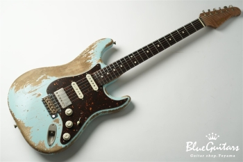 XSC-2 - Sonic Blue / Super Heavy Aged / Alder / Rosewood / Roasted Flame Maple Neck #2931