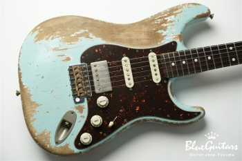 XSC-2 - Sonic Blue / Super Heavy Aged / Alder / Rosewood / Roasted Flame Maple Neck #2931