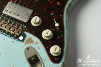 XSC-2 - Sonic Blue / Super Heavy Aged / Alder / Rosewood / Roasted Flame Maple Neck #2931