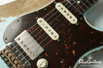 XSC-2 - Sonic Blue / Super Heavy Aged / Alder / Rosewood / Roasted Flame Maple Neck #2931