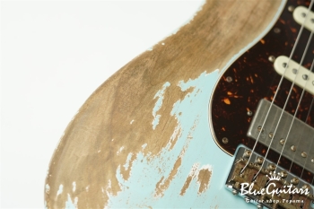 XSC-2 - Sonic Blue / Super Heavy Aged / Alder / Rosewood / Roasted Flame Maple Neck #2931