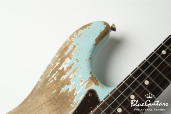 XSC-2 - Sonic Blue / Super Heavy Aged / Alder / Rosewood / Roasted Flame Maple Neck #2931