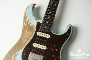 XSC-2 - Sonic Blue / Super Heavy Aged / Alder / Rosewood / Roasted Flame Maple Neck #2931