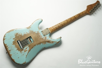 XSC-2 - Sonic Blue / Super Heavy Aged / Alder / Rosewood / Roasted Flame Maple Neck #2931