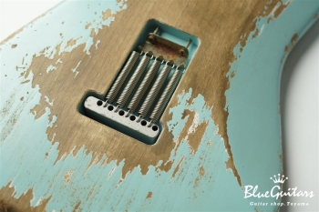 XSC-2 - Sonic Blue / Super Heavy Aged / Alder / Rosewood / Roasted Flame Maple Neck #2931