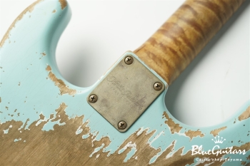 XSC-2 - Sonic Blue / Super Heavy Aged / Alder / Rosewood / Roasted Flame Maple Neck #2931