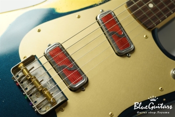 IRIS #151 - Mercedes Blue Metallic over Gold / Xotique SHOP ORDER