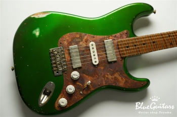 Model S. #163 Medium Aged - Metallic Green with Copper Red