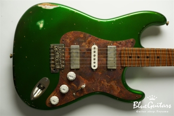 Model S. #163 Medium Aged - Metallic Green with Copper Red