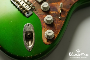 Model S. #163 Medium Aged - Metallic Green with Copper Red