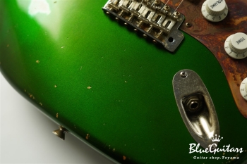 Model S. #163 Medium Aged - Metallic Green with Copper Red