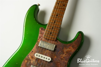 Model S. #163 Medium Aged - Metallic Green with Copper Red