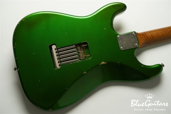 Model S. #163 Medium Aged - Metallic Green with Copper Red