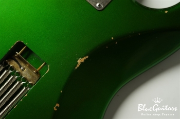 Model S. #163 Medium Aged - Metallic Green with Copper Red