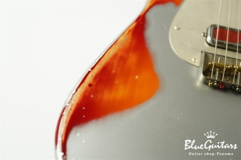 IRIS #152 - Inca Silver over Cherry Sunburst / Xotique SHOP ORDER