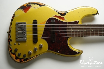 XJ-1T 5st Aztec Gold over 3TB (Lacquer) Heavy Aged / Alder / RM-R #2817