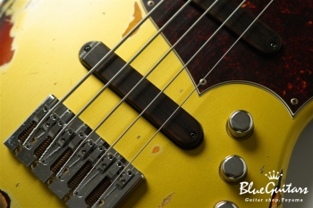 XJ-1T 5st Aztec Gold over 3TB (Lacquer) Heavy Aged / Alder / RM-R #2817