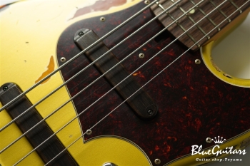 XJ-1T 5st Aztec Gold over 3TB (Lacquer) Heavy Aged / Alder / RM-R #2817