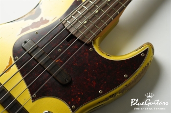 XJ-1T 5st Aztec Gold over 3TB (Lacquer) Heavy Aged / Alder / RM-R #2817