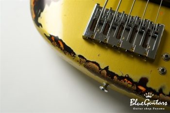 XJ-1T 5st Aztec Gold over 3TB (Lacquer) Heavy Aged / Alder / RM-R #2817