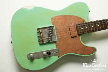 Model T.  Patina #109 Medium Aged - Seafoam Green with Copper Pink