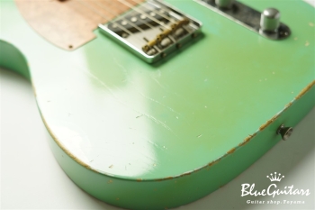 Model T.  Patina #109 Medium Aged - Seafoam Green with Copper Pink