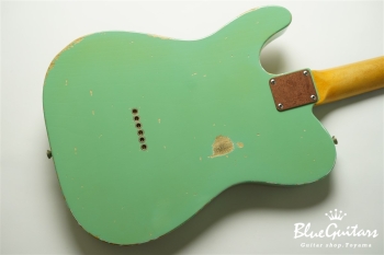 Model T.  Patina #109 Medium Aged - Seafoam Green with Copper Pink