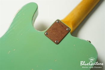 Model T.  Patina #109 Medium Aged - Seafoam Green with Copper Pink