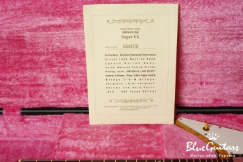 VINTAGE LINE Super EX / Korina Body & Neck / Brazilian FB w/ Lollar PU