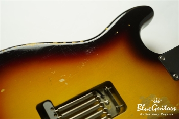 John Mayer Stratocaster - 3-Color Sunburst (Refinish & Aged Modified)