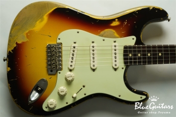 John Mayer Stratocaster - 3-Color Sunburst (Refinish & Aged Modified)