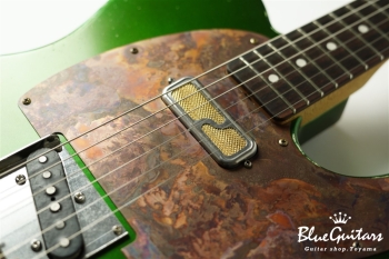 Model T. #166 Medium Aged - Metallic Green with Copper Red