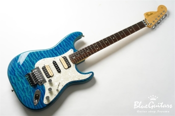 Michiya Haruhata Stratocaster - Caribbean Blue Transparent