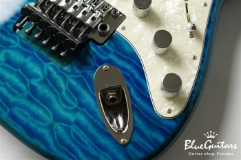 Michiya Haruhata Stratocaster - Caribbean Blue Transparent