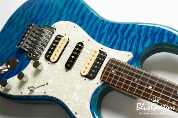 Michiya Haruhata Stratocaster - Caribbean Blue Transparent