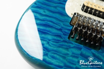 Michiya Haruhata Stratocaster - Caribbean Blue Transparent