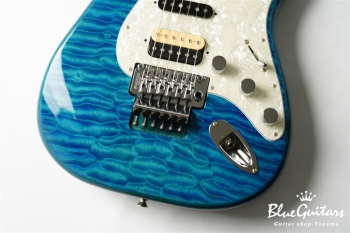 Michiya Haruhata Stratocaster - Caribbean Blue Transparent