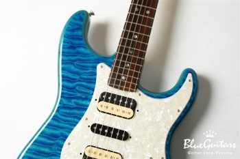 Michiya Haruhata Stratocaster - Caribbean Blue Transparent
