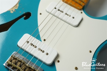 50s Telecaster Thinline P-90 Heavy Relic - Taos Turquoise