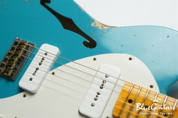 50s Telecaster Thinline P-90 Heavy Relic - Taos Turquoise