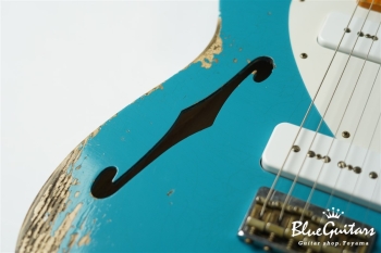 50s Telecaster Thinline P-90 Heavy Relic - Taos Turquoise