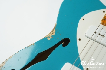50s Telecaster Thinline P-90 Heavy Relic - Taos Turquoise