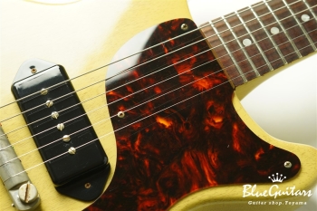 Limited Run 1958 Les Paul Junior Double Cut Lightly Aged - TV Yellow