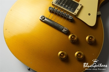 True Historic 1957 Les Paul Gold Top Reissue Murphy Aged - Vintage Antique Gold