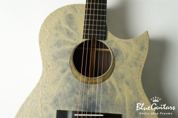 Model AD. Cutaway  蒼 "ao" WASHI & Japanese Lacquer Texture